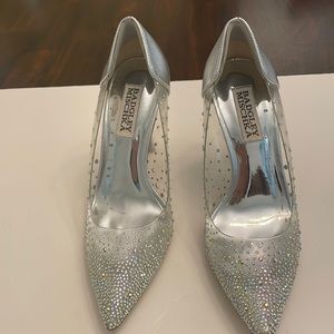 Badgley Mischa Silver High Heels